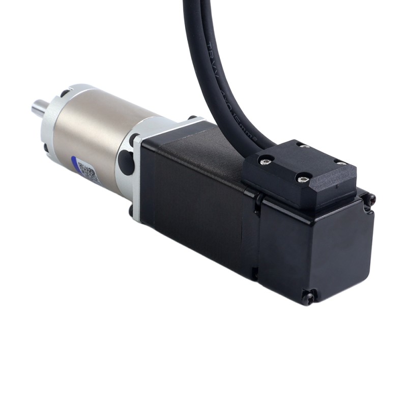 Nema 11 Gesloten-lus stappenmotor L=51mm met EG-serie planetaire versnellingsbak overbrengingsverhouding 100:1 - 11HS20-1004D-E1000-EGS100 | StepperOnline