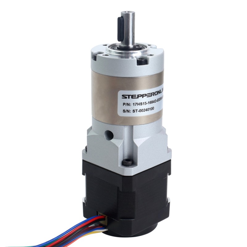 Nema 17 stappenmotor met hoge precisie versnellingsbak overbrengingsverhouding 50:1 en magnetische encoder 1000PPR(4000CPR) - 17HS15-1684D-EG50-AR4 | StepperOnline Nema 17 stappenmotor met hoge precisie versnellingsbak overbrengingsverhouding 50:1 en magnetische encoder 1000PPR(4000CPR) - 17HS15-1684D-EG50-AR4 | StepperOnline