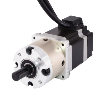 Nema 23 Closed-loop Geared Stepper L=56mm Gear Raio 15:1 Encoder 1000PPR(4000CPR)