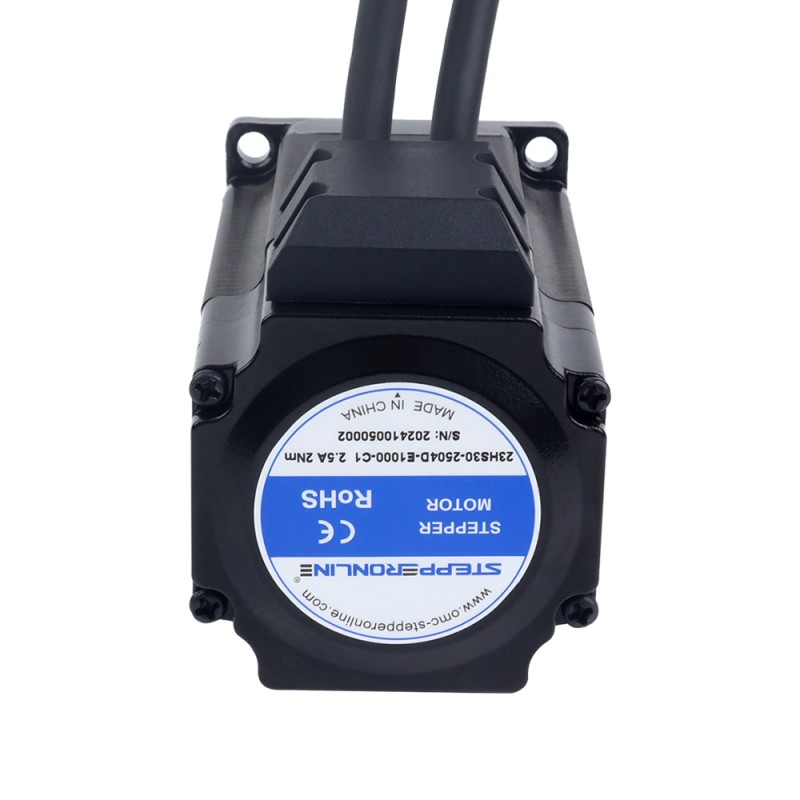 S-serie Nema 23 gesloten lus stappenmotor 2,0Nm(283,22oz.in) 3-kanaals encoder 1000PPR(4000CPR) - 23HS30-2504D-E1000-C1 | StepperOnline
