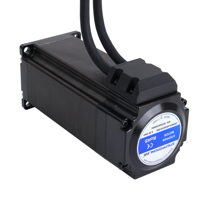 Nema 23 Gesloten Lus Stappenmotor 3.0Nm (424.83oz.in) Encoder 1000PPR (4000CPR)