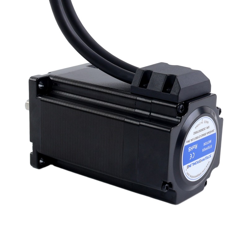 S Serie Standaard Nema 24 gesloten lus stappenmotor 3,0Nm(424,83oz.in) encoder 1000PPR(4000CPR) - 24HS34A-5004D-E1000 | StepperOnline