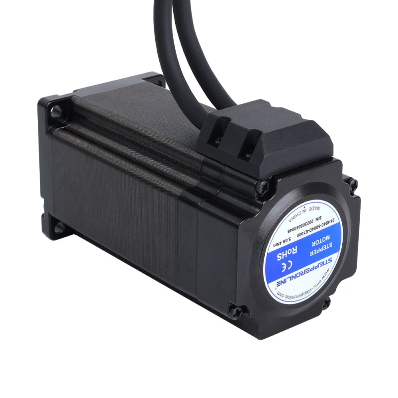 S-serie Nema 24 Closed Loop stappenmotor 4.0Nm (566.45oz.in) Encoder 1000PPR (4000CPR)