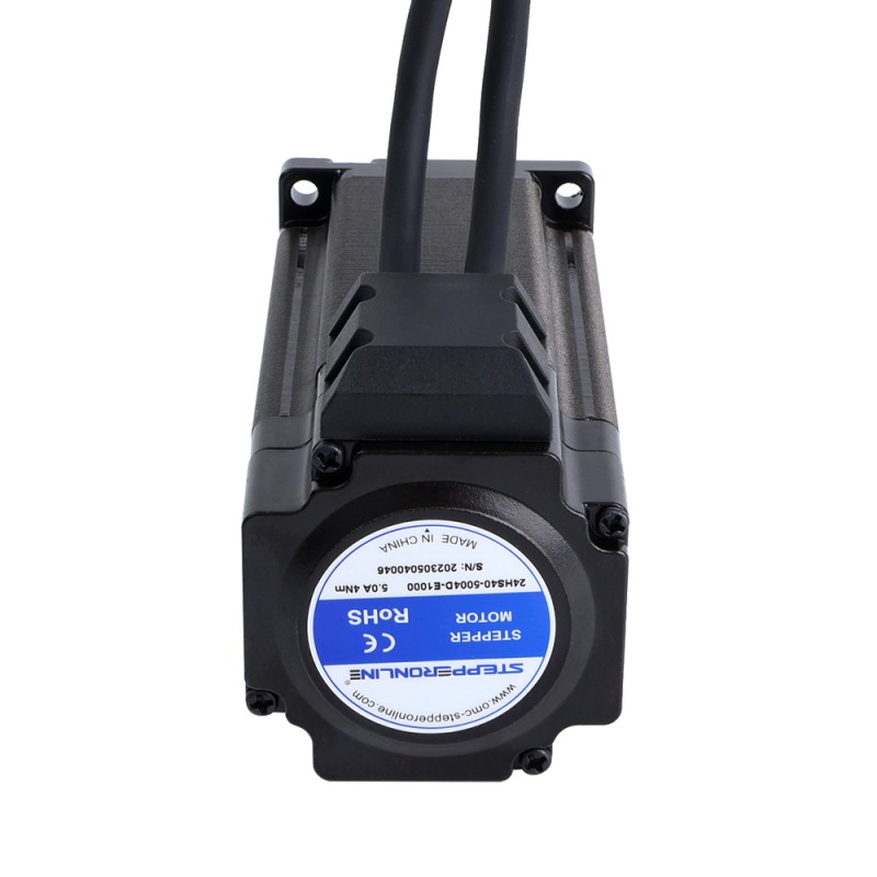 S-serie Nema 24 Closed Loop stappenmotor 4.0Nm (566.45oz.in) Encoder 1000PPR (4000CPR)