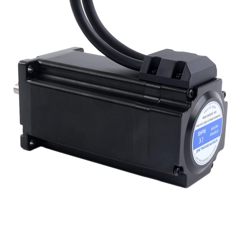 S Serie Standaard Nema 24 gesloten lus stappenmotor 4,0Nm(566,45oz.in) encoder 1000PPR(4000CPR) - 24HS40A-5004D-E1000 | StepperOnline