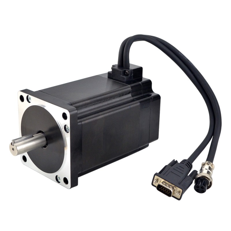 E-serie Nema 34 Gesloten Lus Stappenmotor 9Nm (1274.5oz.in) Encoder 1000PPR (4000CPR)