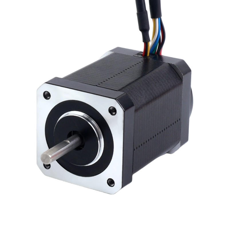 Nema 17 Gesloten Lus Stappenmotor 80Ncm(113,29oz.in) met Magnetische Encoder 1000PPR (4000CPR) - 17HS24-2004-ME1K | StepperOnline