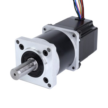 Nema 23 stappenmotor met hoge precisie Tandwielkast tandwielverhouding 50:1 & magnetische encoder 1000PPR (4000CPR)
