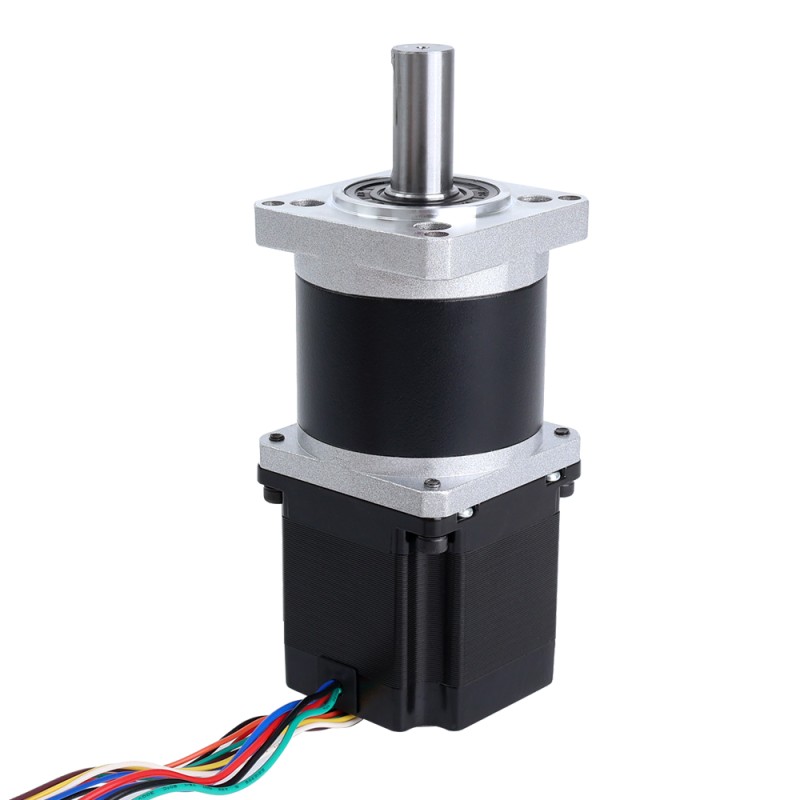 Nema 23 stappenmotor met hoge precisie versnellingsbak tandwielverhouding 50:1 & magnetische encoder 1000PPR (4000CPR)