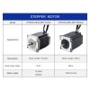 Nema 23 Gesloten Lus Stappenmotor 1.85Nm (261.98oz.in) met Magnetische Encoder 1000PPR (4000CPR)