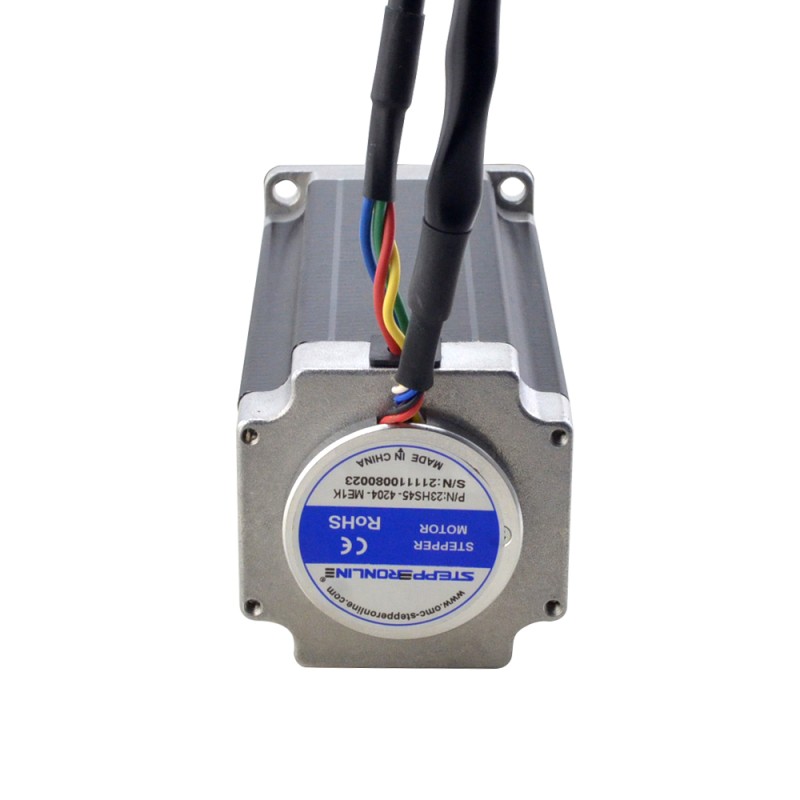 Nema 23 Gesloten Lus Stappenmotor 3Nm (424.83oz.in) met Magnetische Encoder 1000PPR (4000CPR)