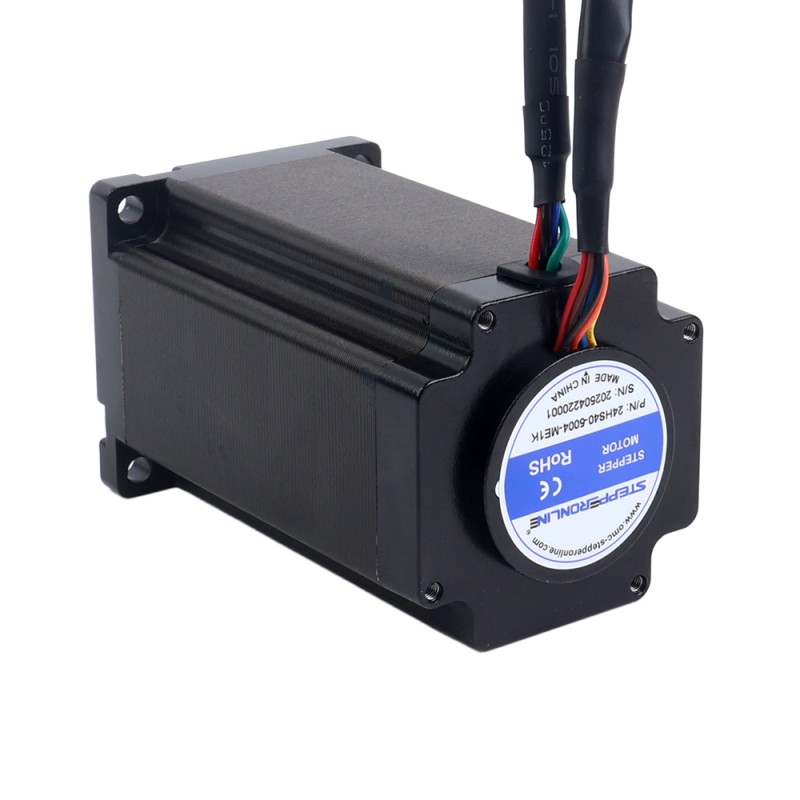 Nema 24 gesloten-lus stappenmotor 4,00Nm(566,45oz.in) met magnetische encoder 1000PPR(4000CPR) - 24HS40-5004-ME1K | StepperOnline