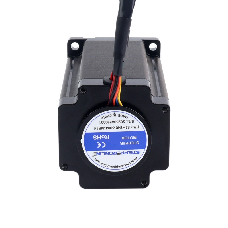 Nema 24 gesloten-lus stappenmotor 4,00Nm(566,45oz.in) met magnetische encoder 1000PPR(4000CPR) - 24HS40-5004-ME1K | StepperOnline