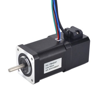 P serie Nema 17 stappenmotor 72Ncm (101.98oz.in) met elektromagnetische rem