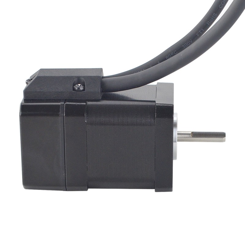 P-serie Nema 17 Closed Loop stappenmotor 48Ncm (67.97oz.in) met encoder 1000PPR (4000CPR)