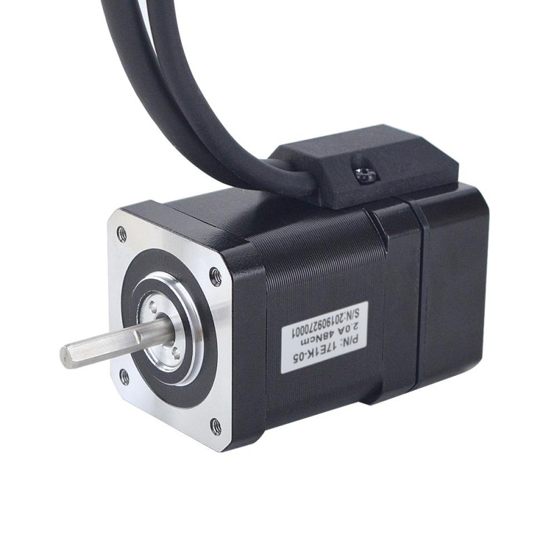 P-serie Nema 17 Closed Loop stappenmotor 48Ncm (67.97oz.in) met encoder 1000PPR (4000CPR)