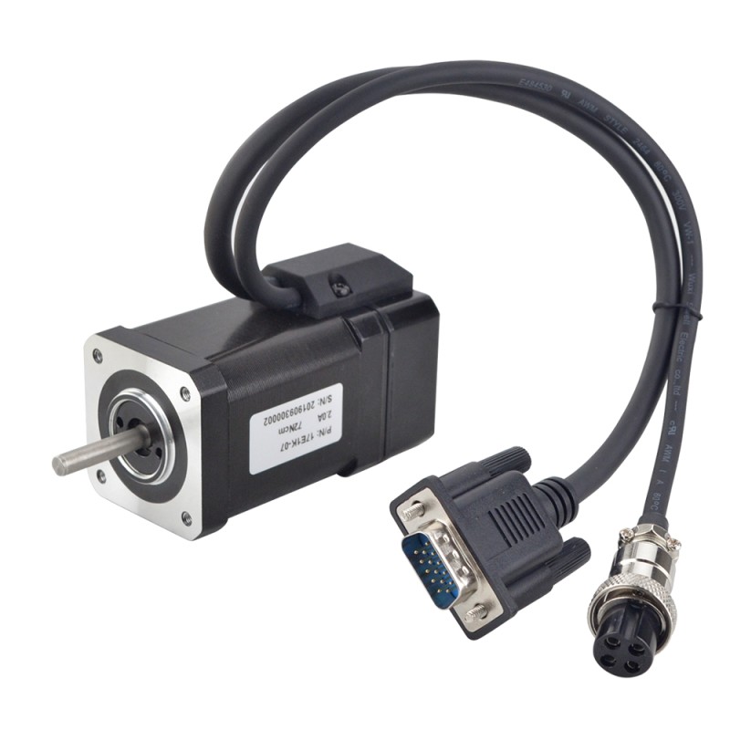 P serie Nema 17 Gesloten Lus Stappenmotor 72Ncm (101.96oz.in) met Encoder 1000PPR (4000CPR)