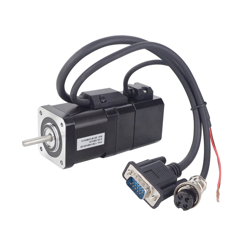 P serie Nema 17 Gesloten Lus Stappenmotor 48Ncm (67.99oz.in) met elektromagnetische rem