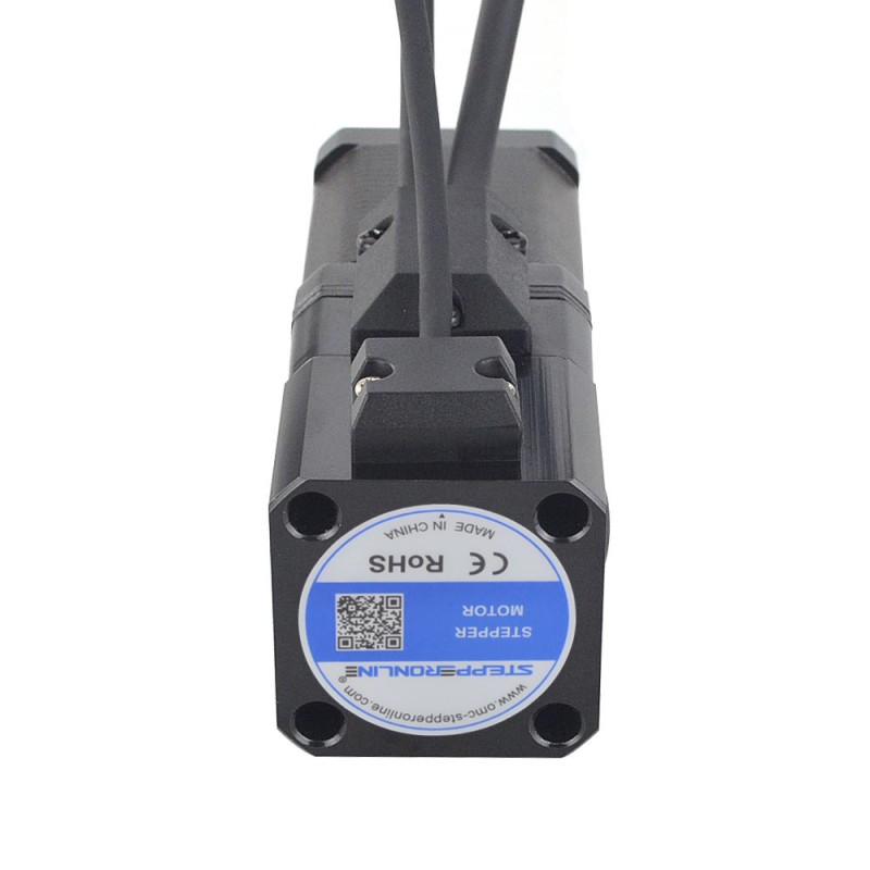 P serie Nema 17 Gesloten Lus Stappenmotor 72Ncm (101.98oz.in) met elektromagnetische rem