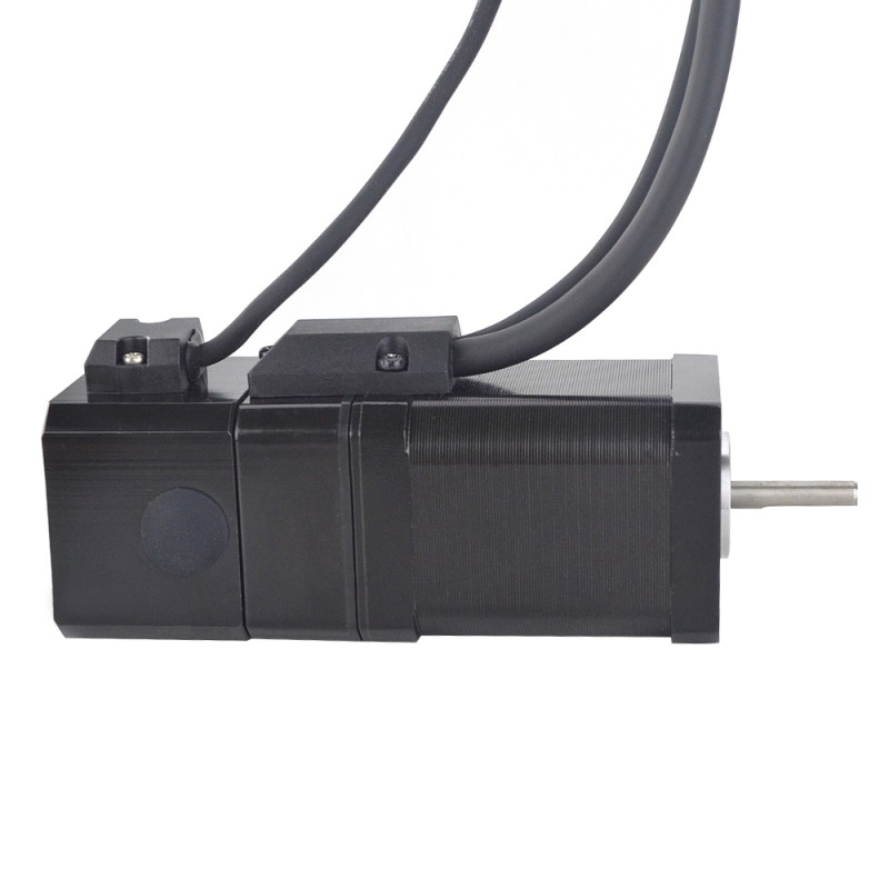 P serie Nema 17 Gesloten Lus Stappenmotor 72Ncm (101.98oz.in) met elektromagnetische rem