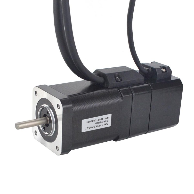 P serie Nema 17 Gesloten Lus Stappenmotor 72Ncm (101.98oz.in) met elektromagnetische rem