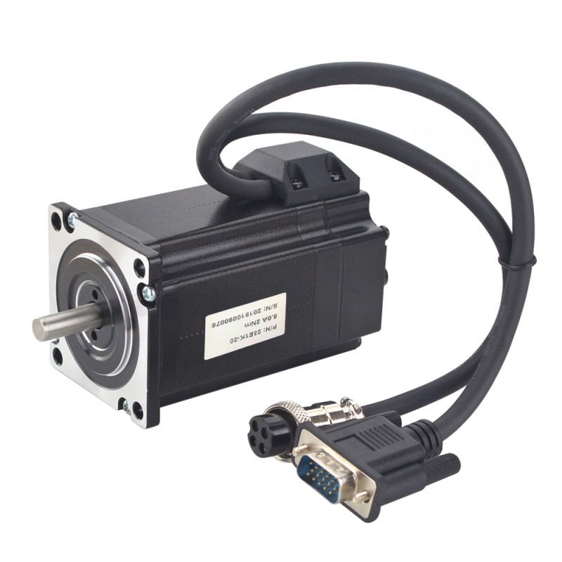 P-serie Nema 23 Closed Loop stappenmotor 2 Nm (283.22oz.in) met encoder 1000PPR (4000CPR)