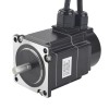 P-serie IP65 Waterdichte Nema 23 Gesloten Lus Stappenmotor 1.2Nm (169.97oz.in) met Encoder 1000PPR (4000CPR)