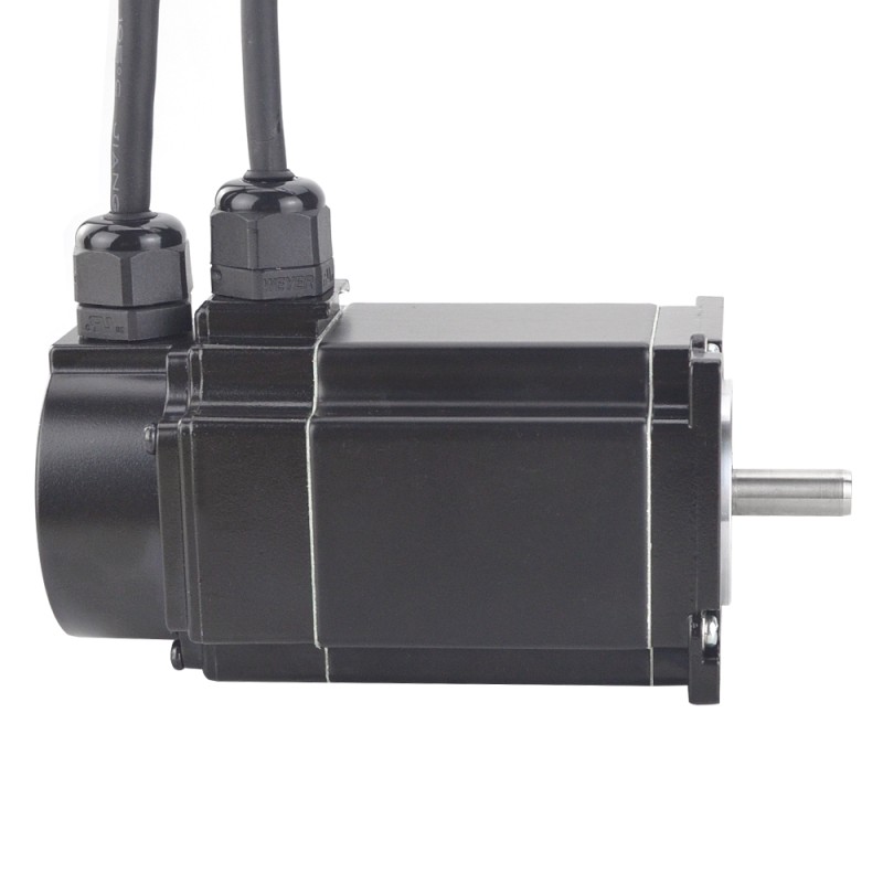P-serie IP65 Waterdichte Nema 23 Gesloten Lus Stappenmotor 2 Nm (283.28oz.in) met Encoder 1000PPR (4000CPR)