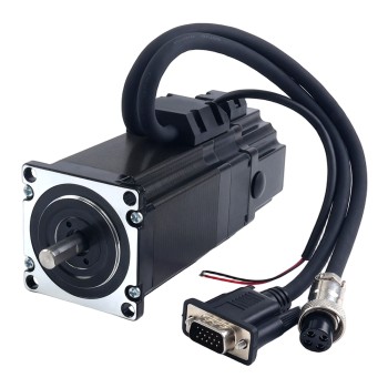 S Serie Nema 23 Gesloten Lopen Stappermotor 2,0Nm(283.28oz.in) met 2,8Nm(396,51oz.in) Elektromagnetische Rem