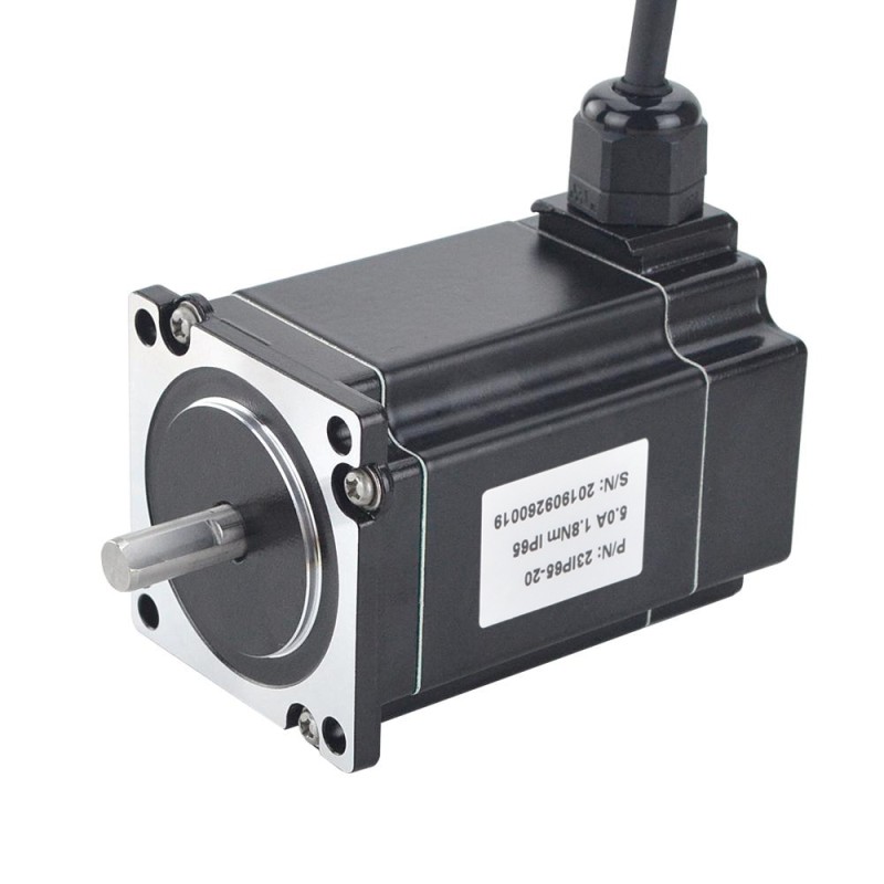P-serie IP65 Waterdichte Nema 23 Stappenmotor 5.0A 2Nm (254.95oz.in)