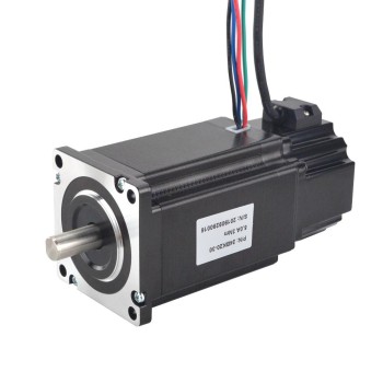 P serie Nema 24 stappenmotor 3Nm (424.92oz.in) met elektromagnetische rem