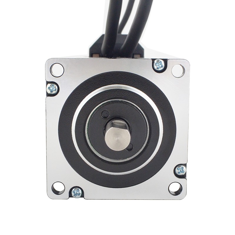 P serie Nema 24 Closed Loop stappenmotor 3Nm (424.92oz.in) met elektromagnetische rem