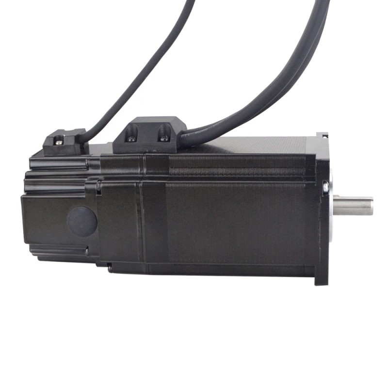 P serie Nema 24 Closed Loop stappenmotor 3Nm (424.92oz.in) met elektromagnetische rem