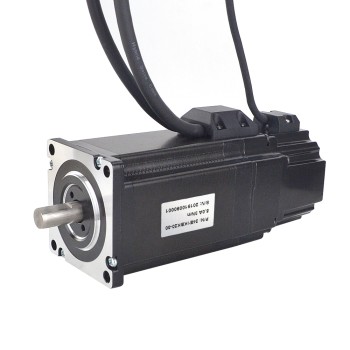 P serie Nema 24 Closed Loop stappenmotor 3Nm (424.92oz.in) met elektromagnetische rem