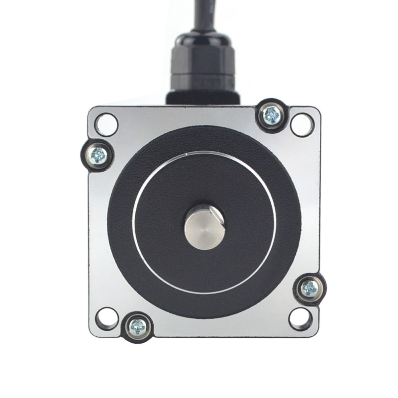 P-serie IP65 Waterdichte Nema 24 Gesloten Lus Stappenmotor 3 Nm (424.92oz.in) met Encoder 1000PPR (4000CPR)