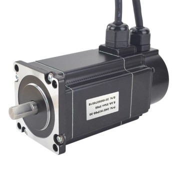 P-serie IP65 Waterdichte Nema 24 Gesloten Lus Stappenmotor 3 Nm (424.92oz.in) met Encoder 1000PPR (4000CPR)