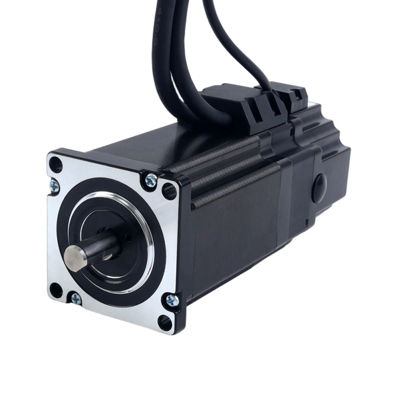 S Serie Nema 24 Gesloten Lopen Stappermotor 3,0Nm(424,92oz.in) met 2,8Nm(396,51oz.in) Elektromagnetische Rem - 24HS34-5004D-E1000-B280 | StepperOnline