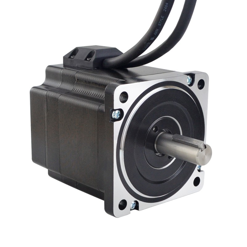 P serie Nema 34 Gesloten Lus Stappenmotor 4.5Nm (637.25oz.in) met Encoder 1000PPR (4000CPR)