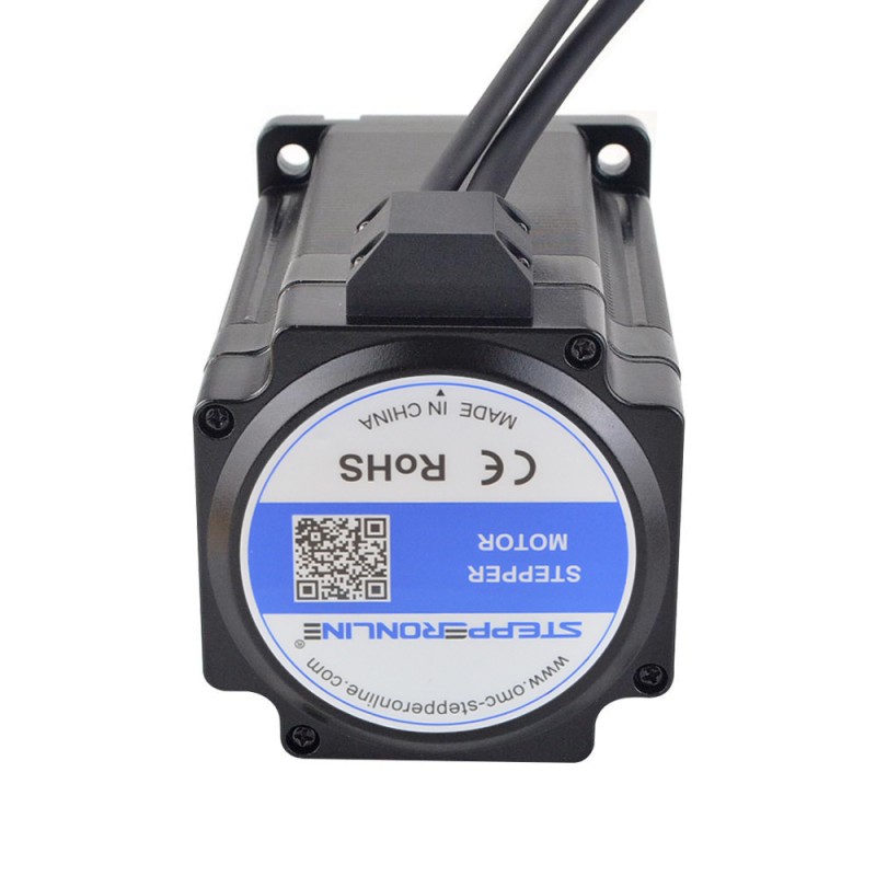 P serie Nema 34 Gesloten Lus Stappenmotor 8.5Nm (1203.7oz.in) met Encoder 1000PPR (4000CPR)