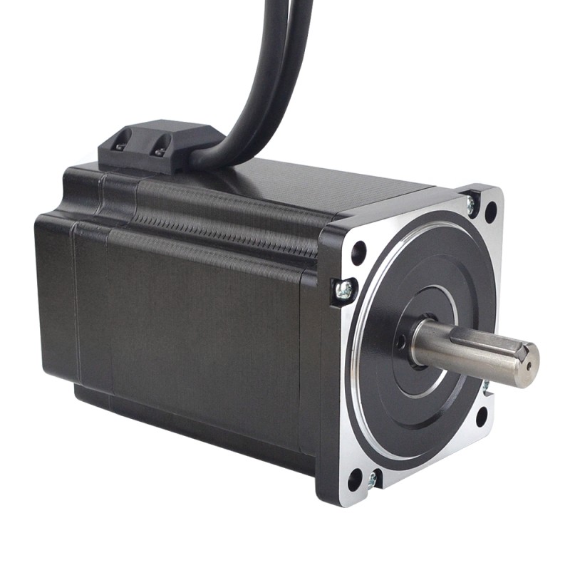 P serie Nema 34 Gesloten Lus Stappenmotor 8.5Nm (1203.7oz.in) met Encoder 1000PPR (4000CPR)
