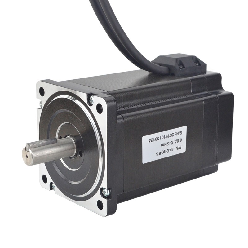 P serie Nema 34 Gesloten Lus Stappenmotor 8.5Nm (1203.7oz.in) met Encoder 1000PPR (4000CPR)