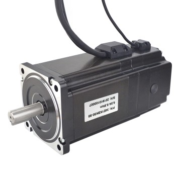 P serie Nema 34 Gesloten Lus Stappenmotor 8.5Nm (1203.94oz.in) met elektromagnetische rem