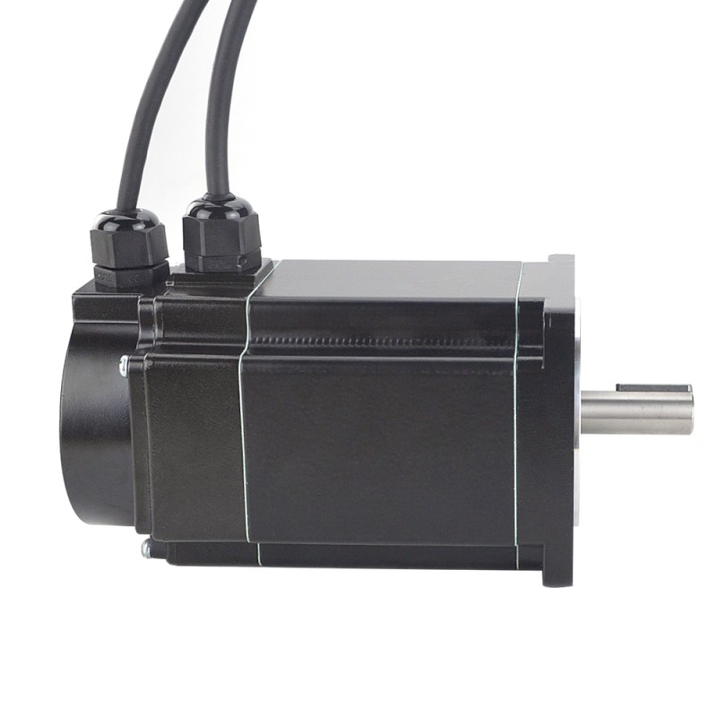 P-serie IP65 Waterdichte Nema 34 Gesloten Lus Stappenmotor 8.5Nm (1203.94oz.in) met Encoder 1000PPR (4000CPR)