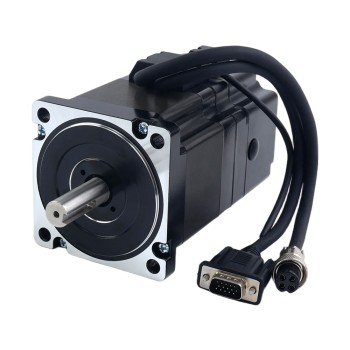 S Serie Nema 34 Gesloten Lopen Stappermotor 4,3Nm(608,93oz.in) met 7,0Nm(991,28oz.in) Elektromagnetische Rem