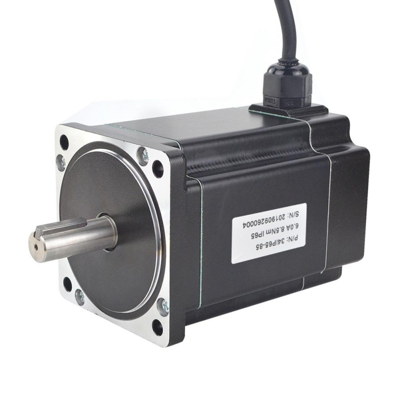 P serie IP65 Waterdichte Nema 34 Stappenmotor 6.0A 8.5Nm (1203.94oz.in)
