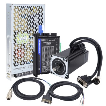 TS-serie 1-as 4.0Nm (566.56oz.in) Nema 24 Closed Loop Stappenmotor Kit met Voeding TS-serie 1-as 4.0Nm (566.56oz.in) Nema 24 Closed Loop Stappenmotor Kit met Voeding
