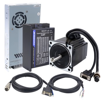 TS-serie 1-as 4,30Nm(608,93oz.in) Nema 34 Closed Loop Stappenmotor Kit met Voeding