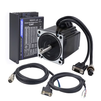 TS-serie 4,30Nm(608,93oz.in) 1-as Closed Loop Stappenmotor CNC Kit Nema 34 Motor & Driver