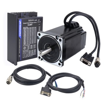 TS-serie 9Nm (1274.5oz.in) 1-as Closed Loop Stappenmotor CNC Kit Nema 34 Motor & Driver