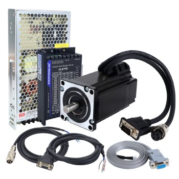 TES Serie 1-assig 3,0Nm(424,83oz.in) Nema 24 Closed Loop Stepper Kit & Driver CL57TE met voeding